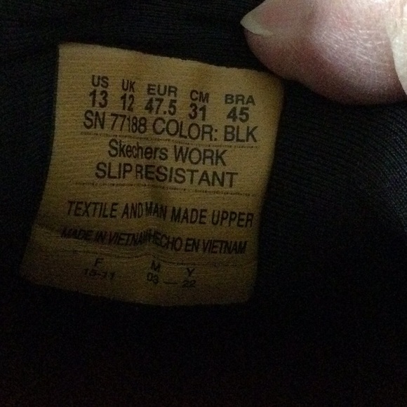 Sketchers Relaxed Fit Slip Resistant Work Shoes - Picture 8 of 8